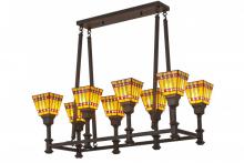 Luma-Spec Lighting 173351 - 38" Long Prairie Corn 8 Light Oblong Chandelier