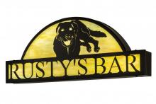 Luma-Spec Lighting 174058 - 30"W Personalized Rusty's Bar Sign