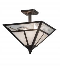 Luma-Spec Lighting 174105 - 13"Sq "T" Mission Semi-Flushmount