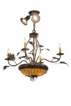 Luma-Spec Lighting 174910 - 30"W Greenbriar Oak 4 LT Chandelier