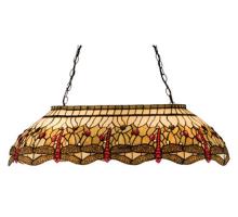 Luma-Spec Lighting 17508 - 40"L Tiffany Hanginghead Dragonfly Oblong Pendant
