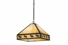 Luma-Spec Lighting 175105 - 16" Square Moose on the Loose Pendant
