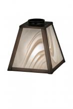 Luma-Spec Lighting 175417 - 6"Sq Metro White Baroque Shade