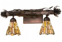 Luma-Spec Lighting 178561 - 24"W Delta Jadestone 2 LT Pine Branch Vanity Light