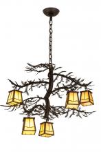 Luma-Spec Lighting 179146 - 29"W Pine Branch Valley View 5 LT Chandelier