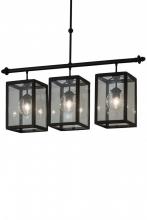 Luma-Spec Lighting 179150 - 39"L Quadrato Bloc 3 LT Island Pendant
