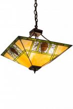 Luma-Spec Lighting 180479 - 17"Sq Pinecone Ridge Inverted Pendant