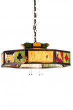Luma-Spec Lighting 180633 - 30"W Poker Face Pendant