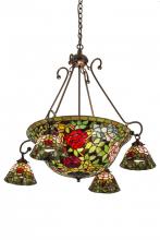 Luma-Spec Lighting 180722 - 36" Wide Tiffany Rosebush Chandelier