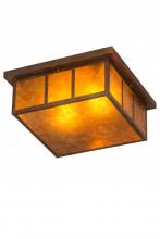 Luma-Spec Lighting 180849 - 16"Sq Hyde Park Double Bar Mission Flushmount