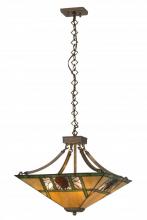 Luma-Spec Lighting 181232 - 17" Square Pinecone Ridge Inverted Pendant