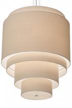 Luma-Spec Lighting 181399 - 31"W Cilindro 5 Tier Textrene Pendant