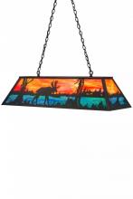 Luma-Spec Lighting 183351 - 48"L Moose at Lake Oblong Pendant