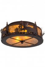Luma-Spec Lighting 184267 - 18" Wide Moose at Dusk Flushmount