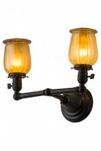 Luma-Spec Lighting 184766 - 14.5"W Revival Chelsea Favrile 2 LT Wall Sconce