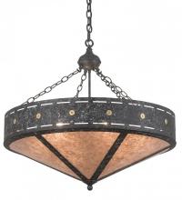 Luma-Spec Lighting 185301 - 30" Wide Craftsman Target Inverted Pendant