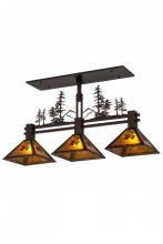 Luma-Spec Lighting 185745 - 45"L Winter Pine Tall Pines 3 LT Island Pendant