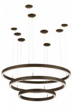 Luma-Spec Lighting 185849 - 48"W Anillo Halo 3 Ring Cascading Pendant