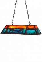 Luma-Spec Lighting 185974 - 48" Long Battling Bucks Oblong Pendant