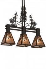 Luma-Spec Lighting 186436 - 30" Long Winter Pine Tall Pines 3 Light Island Pendant