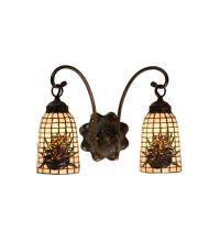 Luma-Spec Lighting 18661 - 14.5"W Pine Barons 2 LT Wall Sconce