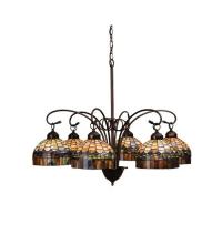 Luma-Spec Lighting 18693 - 31"W Tiffany Candice 6 LT Chandelier
