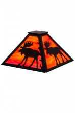 Luma-Spec Lighting 187273 - 13" Square Lone Moose Shade