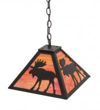 Luma-Spec Lighting 187364 - 13"Sq Lone Moose Pendant