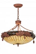 Luma-Spec Lighting 187594 - 20" Wide Greenbriar Oak Inverted Pendant