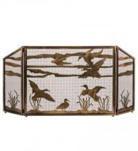 Luma-Spec Lighting 187785 - 66" Wide X 32" High Ducks in Flight Fireplace Screen