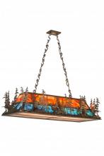 Luma-Spec Lighting 188361 - 54" Long Deer at Dusk Oblong Pendant