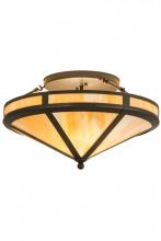 Luma-Spec Lighting 188406 - 22" Wide Craftsman Prime Flushmount