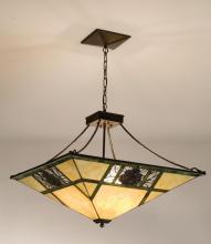 Luma-Spec Lighting 18879 - 26.5"Sq Pinecone Ridge Inverted Pendant