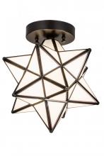 Luma-Spec Lighting 189645 - 10"W Moravian Star Flushmount