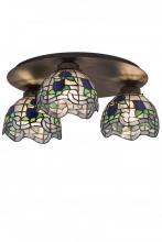 Luma-Spec Lighting 189790 - 20"W Roseborder 3 Light Flushmount