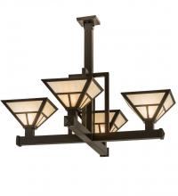 Luma-Spec Lighting 189964 - 42"W "T" Mission 4 LT Inverted Pendant