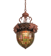 Luma-Spec Lighting 190219 - 15" Wide Oak Leaf & Acorn Pendant