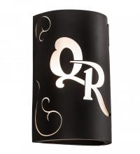 Luma-Spec Lighting 190883 - 10" Wide Personalized QR Monogram Wall Sconce