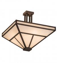 Luma-Spec Lighting 191900 - 24"Sq "T" Mission Semi-Flushmount