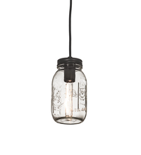 Luma-Spec Lighting 193114 - 3.75" Wide Mason Jar Mini Pendant