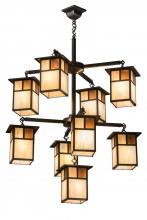 Luma-Spec Lighting 194824 - 32"Wide Hyde Park "T" Mission 9 Light Chandelier