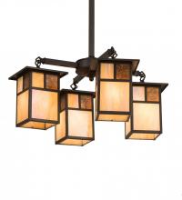 Luma-Spec Lighting 194838 - 25"W Hyde Park "T" Mission 4 LT Chandelier