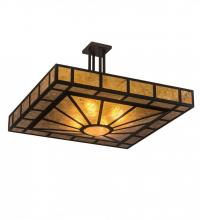 Luma-Spec Lighting 194853 - 30"Square Mission Prime Semi-Flushmount