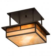 Luma-Spec Lighting 194862 - 18" Square Hyde Park "T" Mission Flushmount