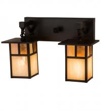 Luma-Spec Lighting 194879 - 17"Wide Hyde Park "T" Mission 2 Light Vanity Light