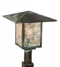 Luma-Spec Lighting 194933 - 16" Square Seneca Lotus Leaf and Dragonfly Post Mount