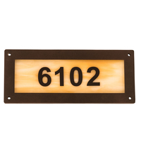 Luma-Spec Lighting 195165 - 9.5" Wide Personalized Street Address Sign