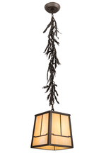 Luma-Spec Lighting 196660 - 8" Square Pine Branch Valley View Pendant