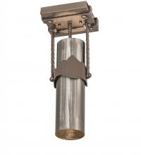 Luma-Spec Lighting 198083 - 6.5" Square Iron Mountain Flushmount