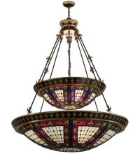 Luma-Spec Lighting 19833 - 44"W Fleur-de-lis 2 Tier Inverted Pendant